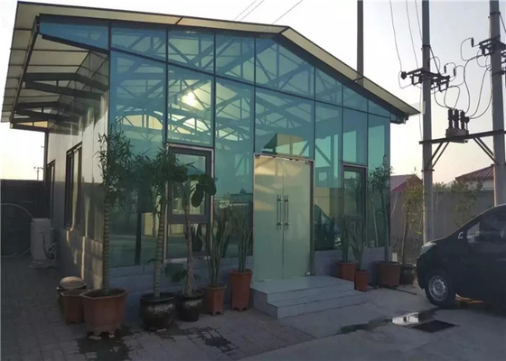 Flat / Curved Decorative Toughened Tempered Glass for Building , Furniture , Shower Door