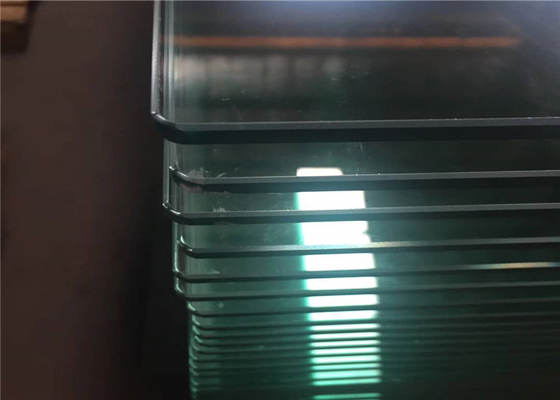 Bend / Curved Tempered Safety Glass For Curtain Wall , Toughened Safety Glass